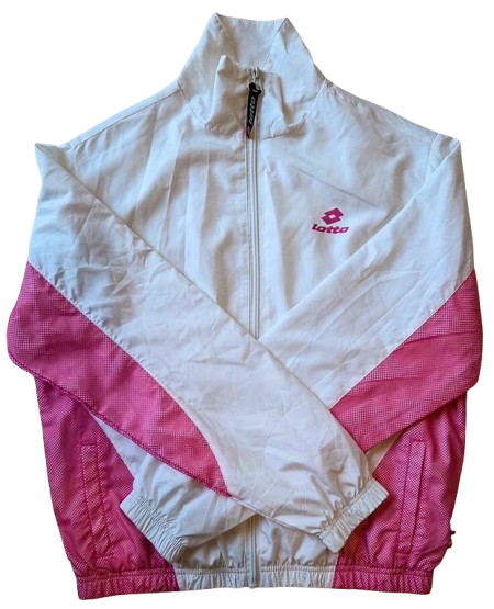 Chándal Vintage Lotto Blanco & Rosa