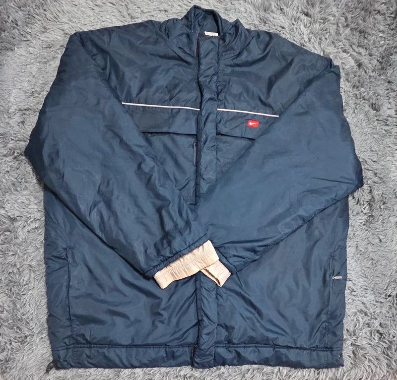 Nike Vintage Puffer Jacket Azul Marino