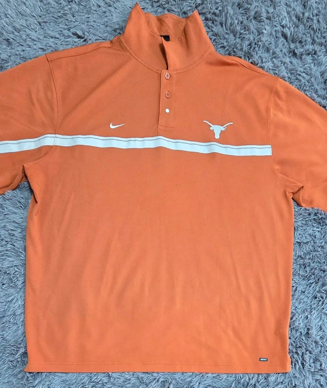 Nike Texas Longhorns Polo Naranja
