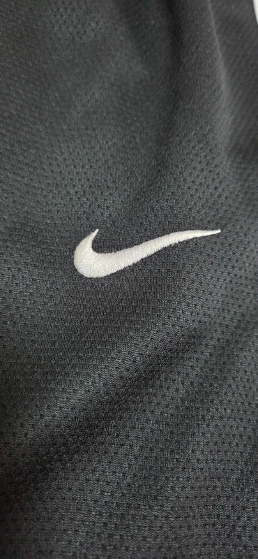 Nike Track Pants Negro con Franjas Blancas