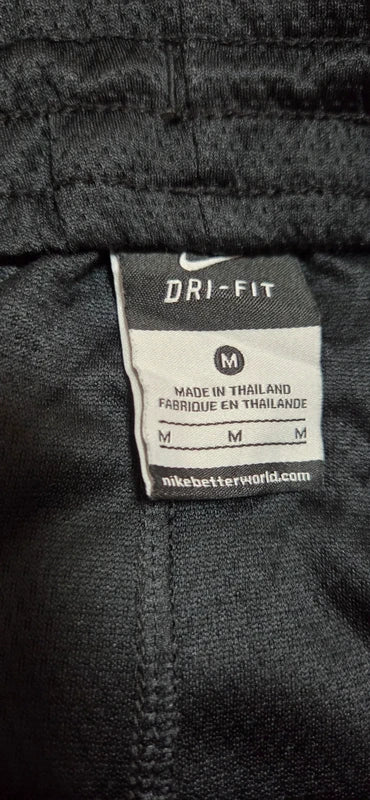 Nike Track Pants Negro con Franjas Blancas