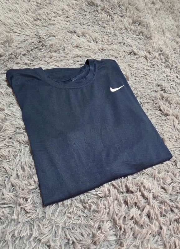 Nike Dri-FIT Long Sleeve Azul Marino