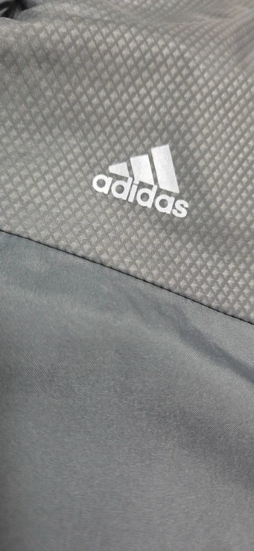 Adidas Hooded Puffer Jacket Verde Grisáceo