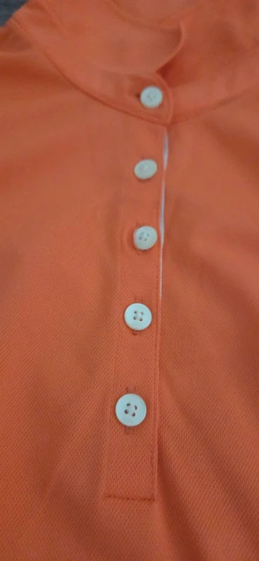 Nike Sleeveless Polo Naranja Coral