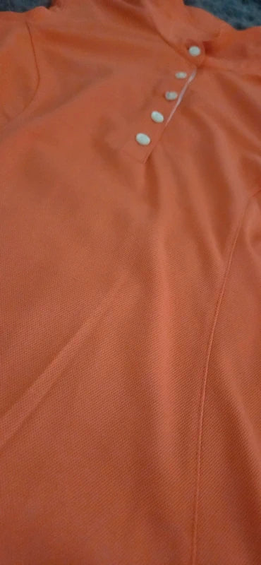 Nike Sleeveless Polo Naranja Coral