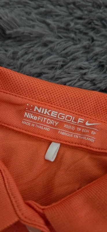 Nike Sleeveless Polo Naranja Coral