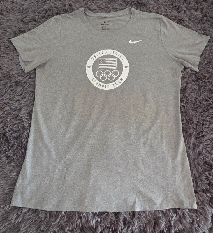 Nike USA Olympic Team Dri-FIT T-Shirt Gris