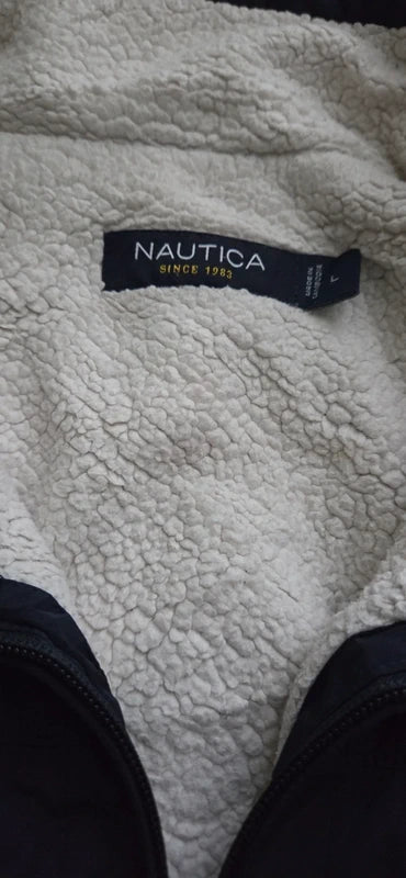 Nautica Sherpa Lined Jacket Azul Marino