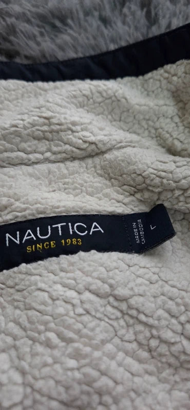 Nautica Sherpa Lined Jacket Azul Marino
