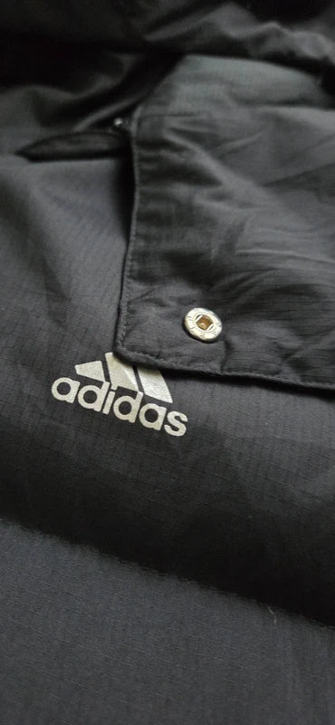 Adidas Hooded Puffer Jacket Negra