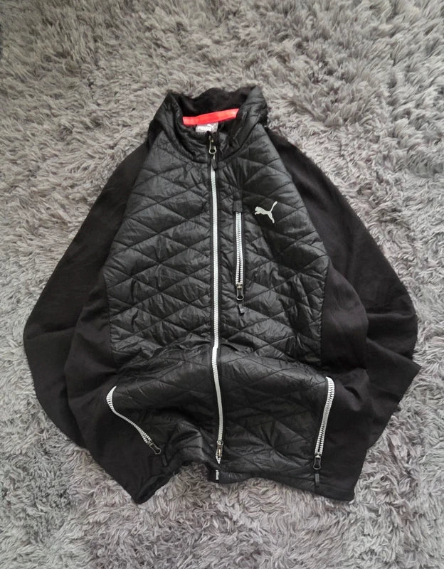 Puma Hybrid Quilted Jacket Negra