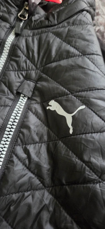 Puma Hybrid Quilted Jacket Negra