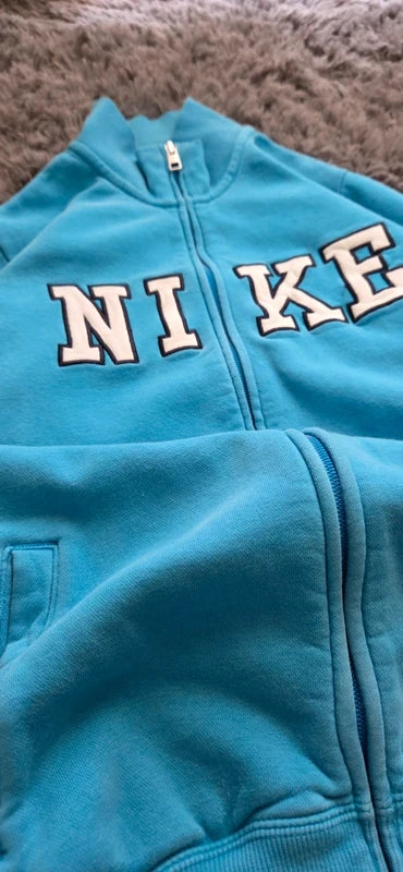 Nike Zip-Up College Jacket Azul Turquesa