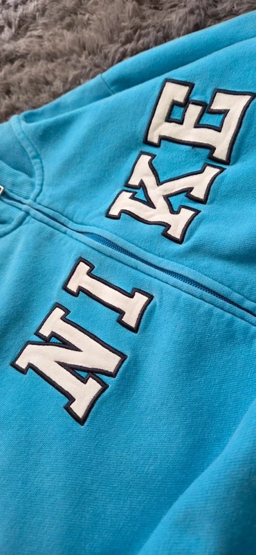 Nike Zip-Up College Jacket Azul Turquesa