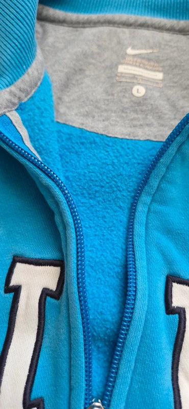 Nike Zip-Up College Jacket Azul Turquesa