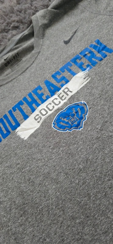 Nike Dri-FIT Long Sleeve Soccer Tee Gris