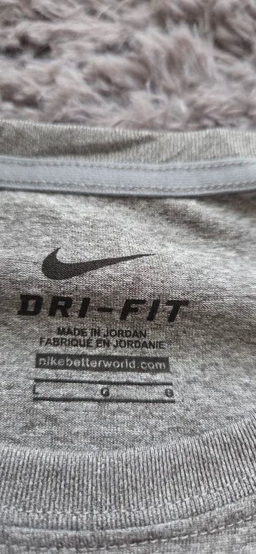 Nike Dri-FIT Long Sleeve Soccer Tee Gris
