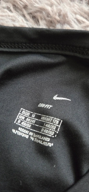 Camiseta Nike Manga Larga Negra Dri-Fit