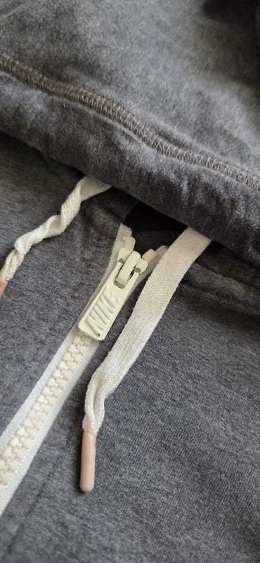 Sudadera Nike con Cremallera y Capucha Gris
