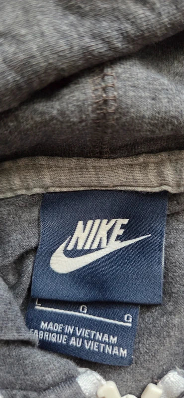Sudadera Nike con Cremallera y Capucha Gris