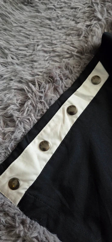 Pantalón Nike Negro con Botones Retro Training