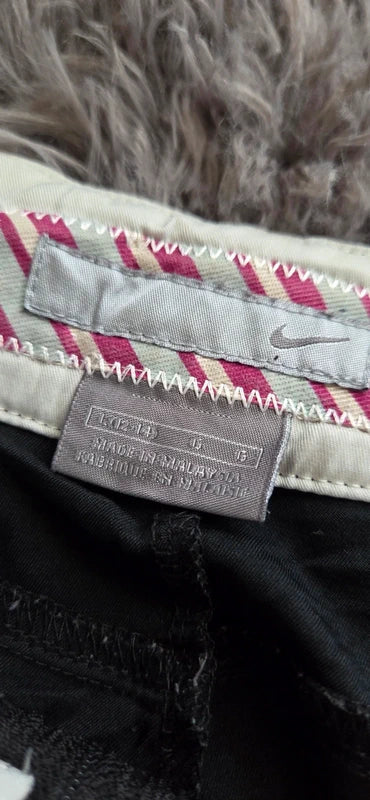 Pantalón Nike Negro con Botones Retro Training