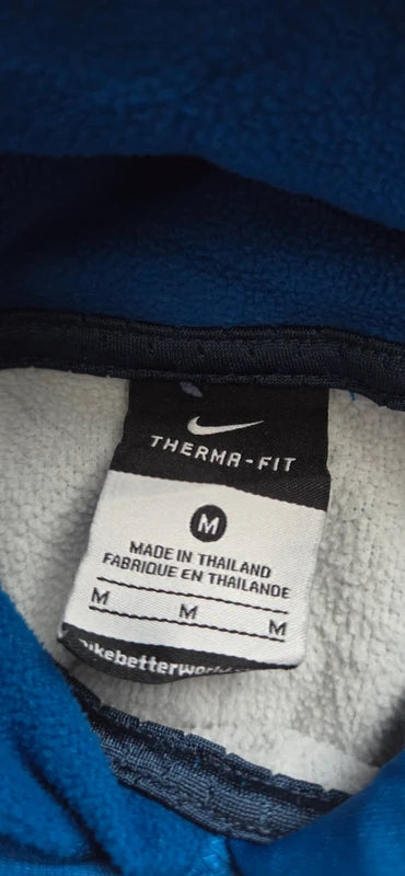 Sudadera Nike con Capucha Gris y Azul Raglan Hoodie (NIÑOS)